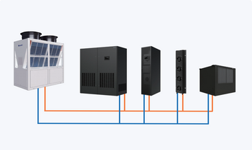60.2kw VRM Fluoride Pump Multi Connected Data Center Cooling Long Distance Air Supply Long Distance Air Supply
