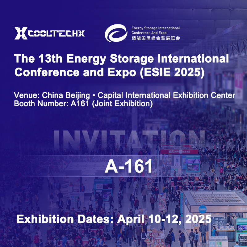 Cooltechx to Exhibit Liquid-Cooled and Air-Cooled Energy Storage Air Conditioners at ESIE 2025